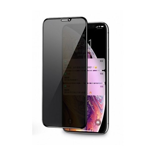 Folie sticla securizata Flippy compatibila cu Xiaomi 12T / 12 T Pro, Full Glue, Privacy, Negru