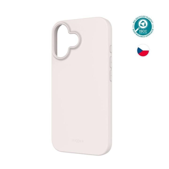 Husa telefon, FIXED, pentru Apple iPhone 16, TPU, gri