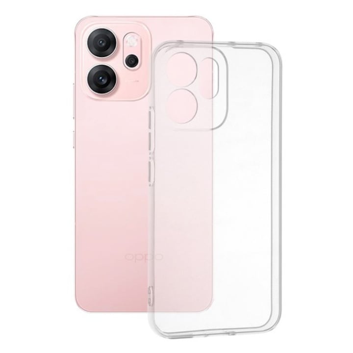 Husa Upzz® Compatibila Cu Oppo Reno14 F / 14 FS 5G, Slim, Pastreaza Aspectul Original, Protectie La Camere, Transparenta