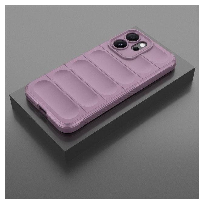 Husa Upzz® Magic Shield Pentru Oppo Reno14 F / 14 FS 5G, MicroFibra la Interior, Anti Sock - Purple