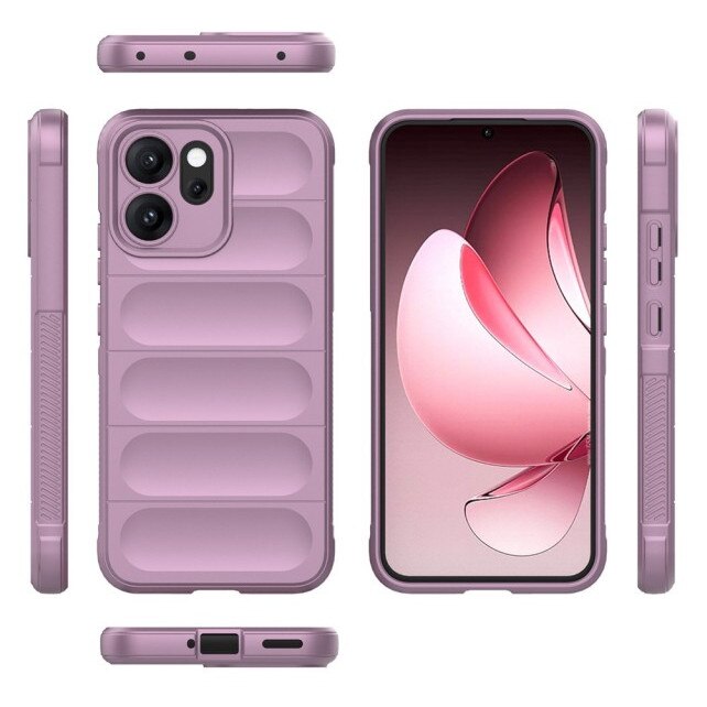 Husa Upzz® Magic Shield Pentru Oppo Reno14 F / 14 FS 5G, MicroFibra la Interior, Anti Sock - Purple