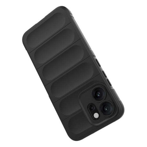Husa Upzz® Magic Shield Pentru Oppo Reno14 F / 14 FS 5G, MicroFibra la Interior, Anti Sock - Black