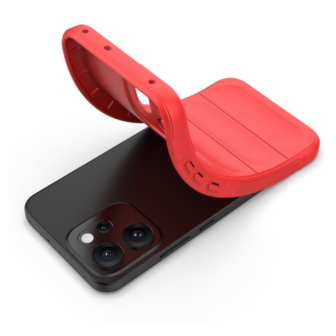 Husa Upzz® Magic Shield Pentru Oppo Reno14 F / 14 FS 5G, MicroFibra la Interior, Anti Sock - Red