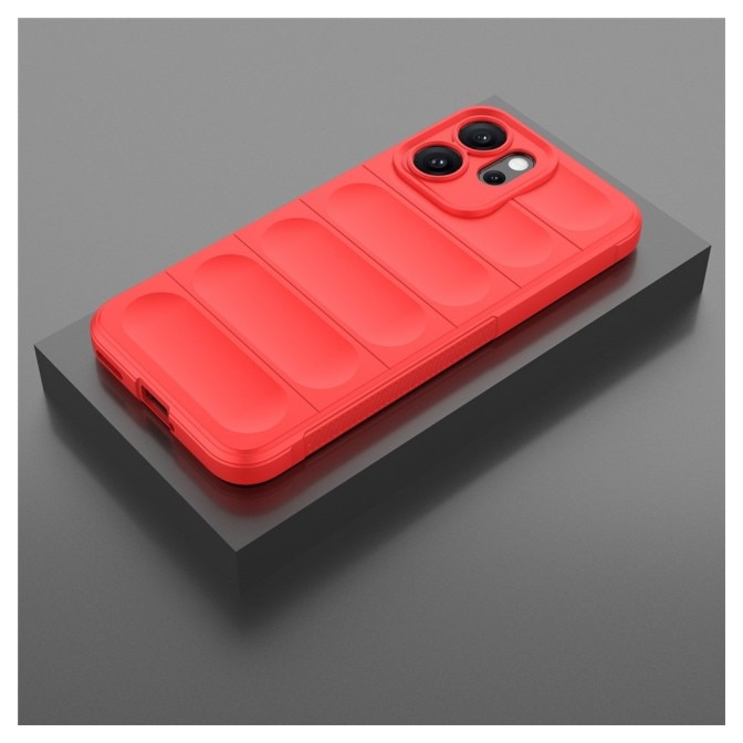 Husa Upzz® Magic Shield Pentru Oppo Reno14 F / 14 FS 5G, MicroFibra la Interior, Anti Sock - Red