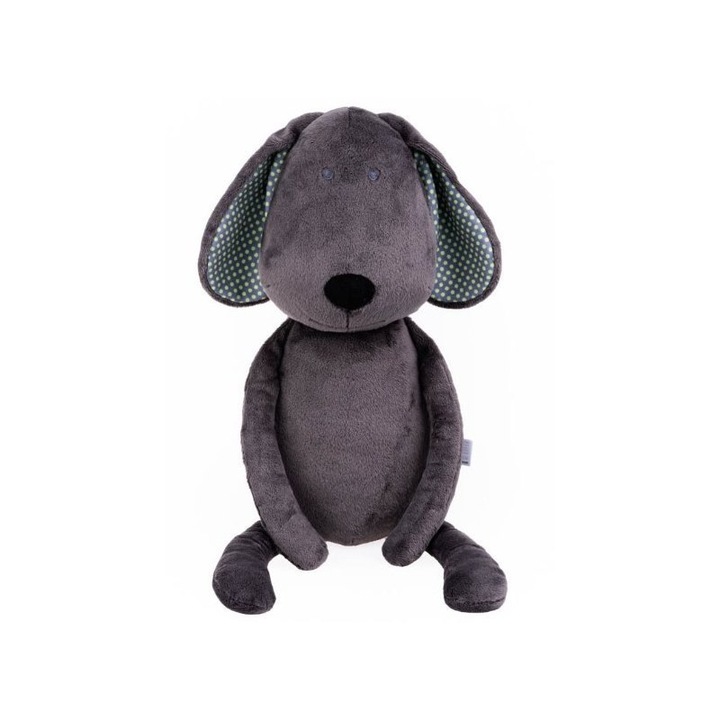 Плюшена играчка, DUMEL, Piesek Tulimy, 58 см, тъмносив, идеален за гушкане