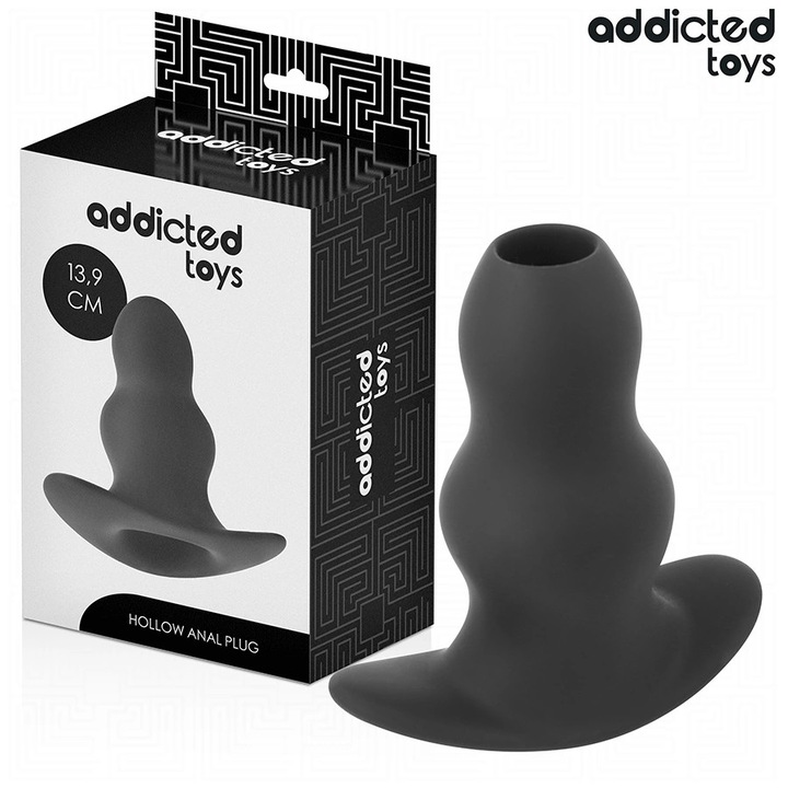 Dop anal XL Addicted Toys, orvosi szilikon, 13,9 cm, ergonomikus kialakítás