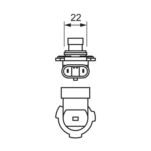 Bec auto Bosch HIR2 12V 55W, pure light - eMAG.ro