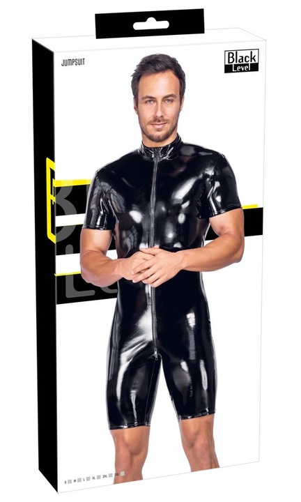 Salopeta Black Level, cipzárral, Fekete