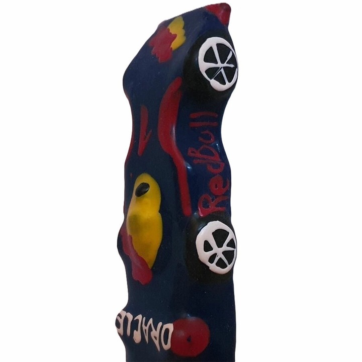 Kézműves óvszer XL F1 Red Bull, CONDOMERIE, természetes latex, egyedi design, kézzel festett