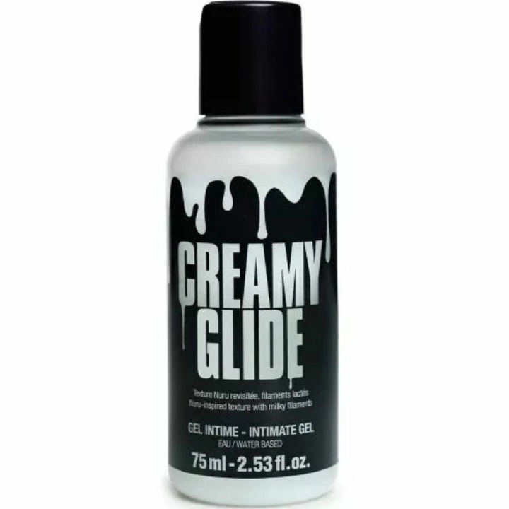 Creamy Glide intim gél, 75 ml, vízbázisú formula, tejes állag, vegán