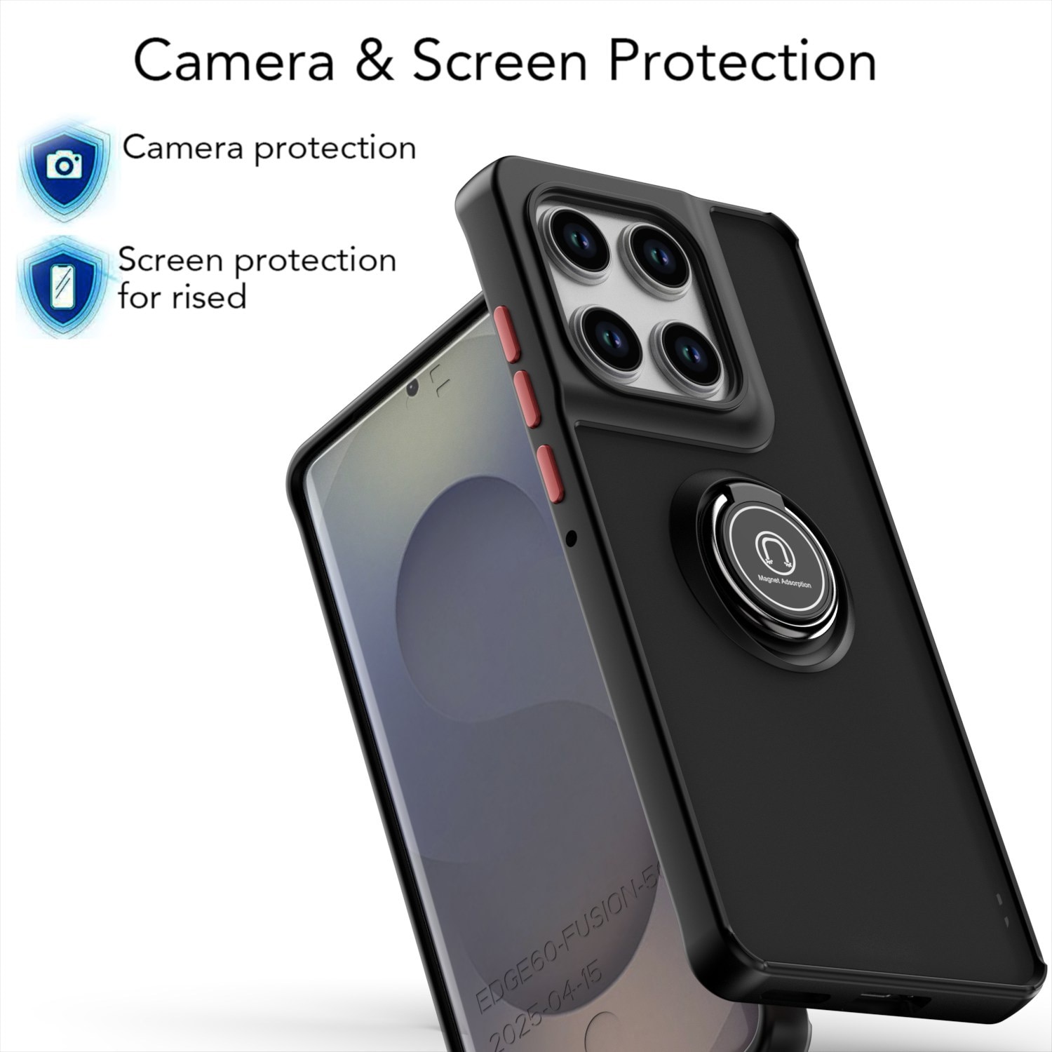 Husa telefon, compatibil cu Motorola Edge 60 Fusion, TPU rezistent la socuri
