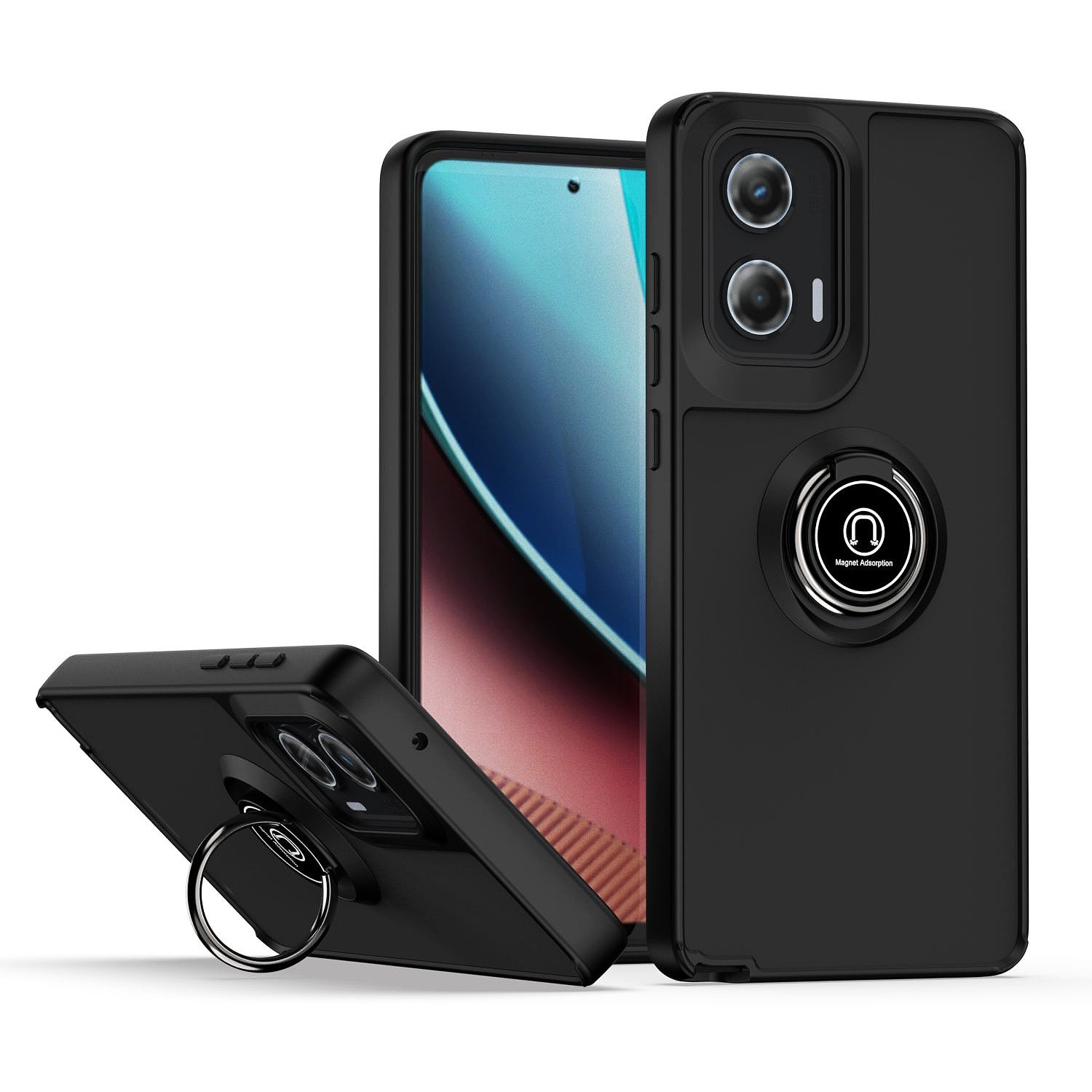 Husa telefon, compatibil cu Motorola Moto G85 5G, TPU, Negru