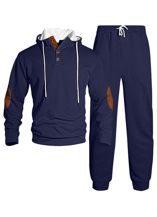 Set din doua piese, hanorac si pantaloni de treningdwqf, Bleumarin