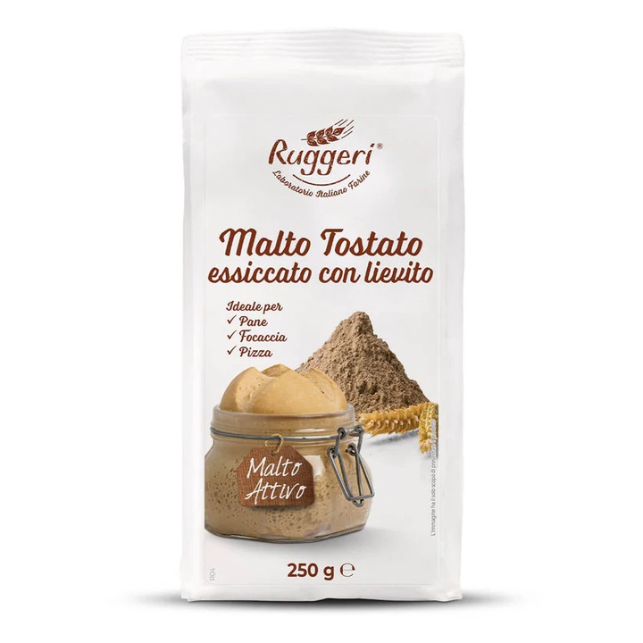Faina din grau cu malt activ Ruggeri 250g