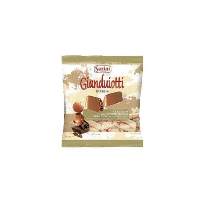 Praline de ciocolata cu lapte Gianduiotti Classici Sorini 90g