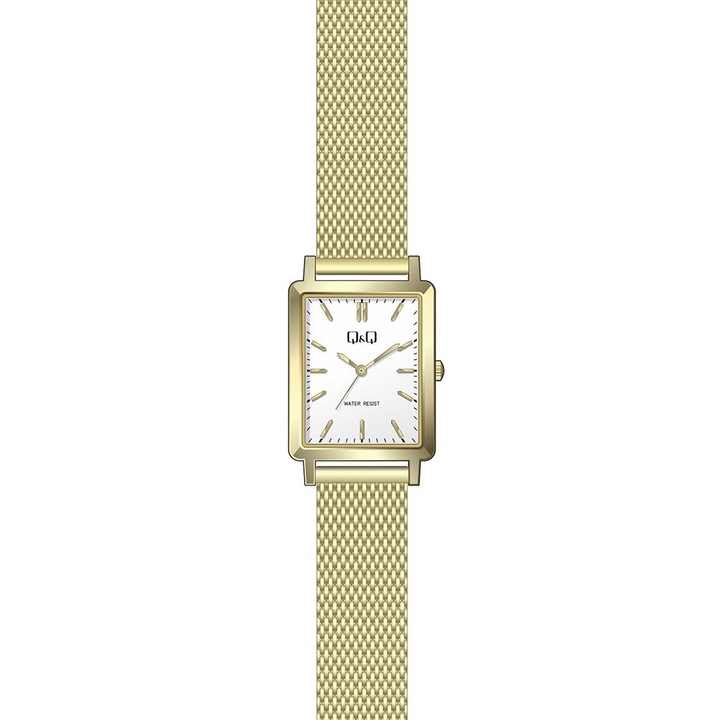 Női karóra Q&Q Q03C-504PY, analóg, fém szíj