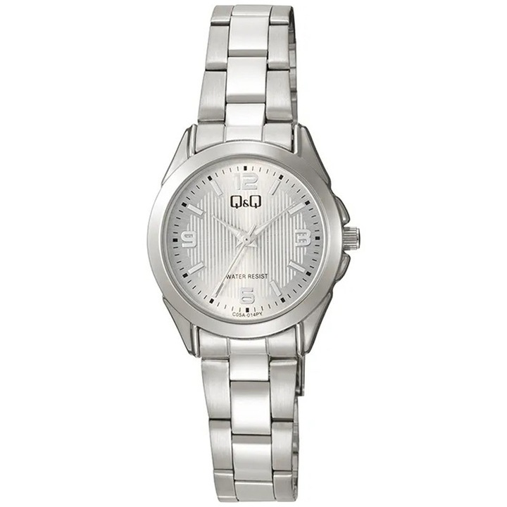 Női karóra Q&Q C05A-014PY, analóg, fém szíj