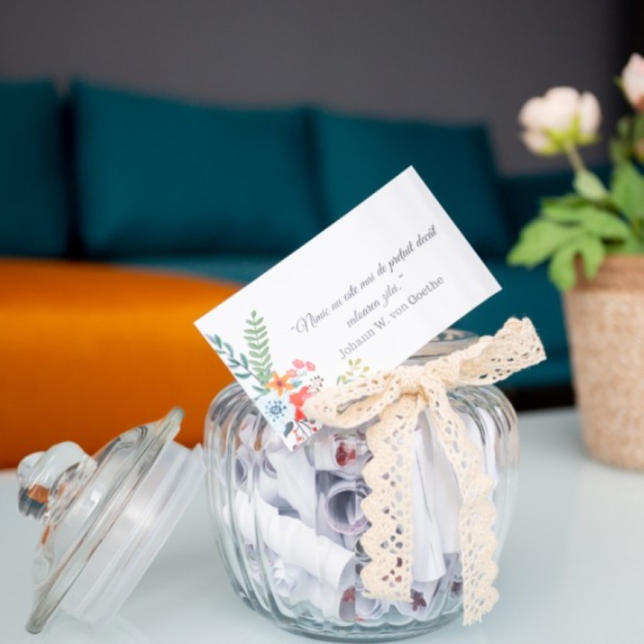 Borcan cu citate motivationale - 52 de citate