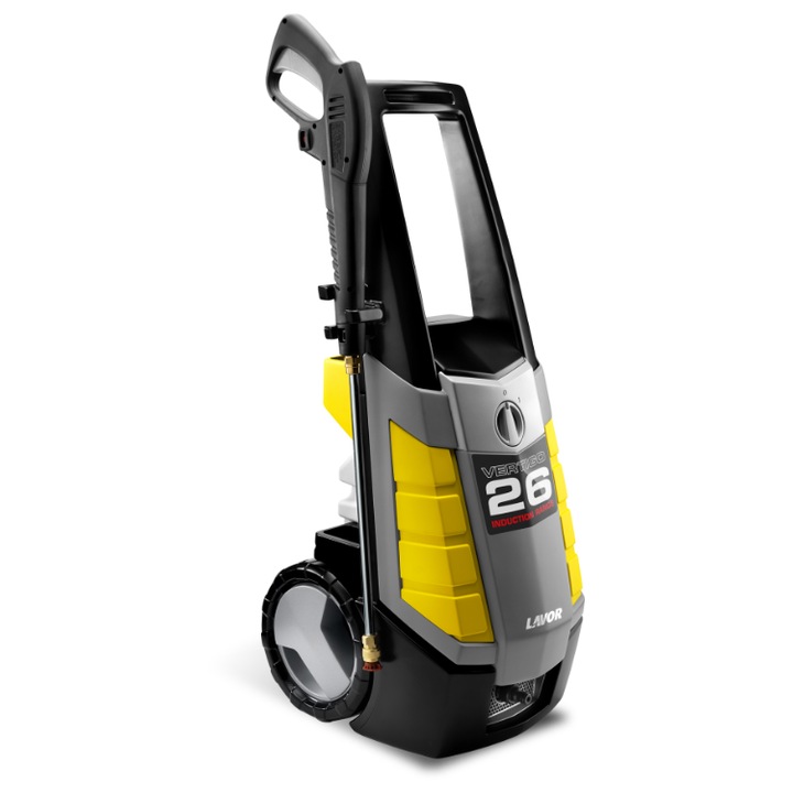 Aparat de spalat cu presiune Lavor Vertigo 26, 2600W, 170bar, galben/negru