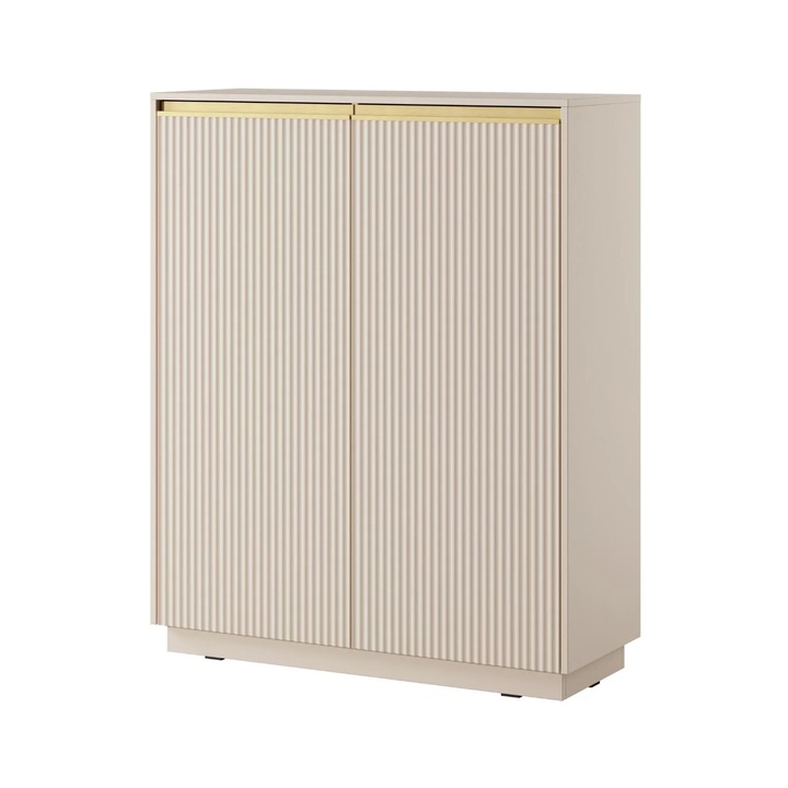 Bufet, Furnlux, Royal, crem, 104x127x39 cm