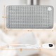 Patura Electrica Thermix™ Mini HeatFlow, Terapie Termica Duala Uscat/Umed, Flannel PlushSoft+, Incalzire Instant, 6 Moduri Temperatura, Timer Intelli, SafeStop Auto, Telecomanda Control, Lavabila, 30x60 Cm, Silver
