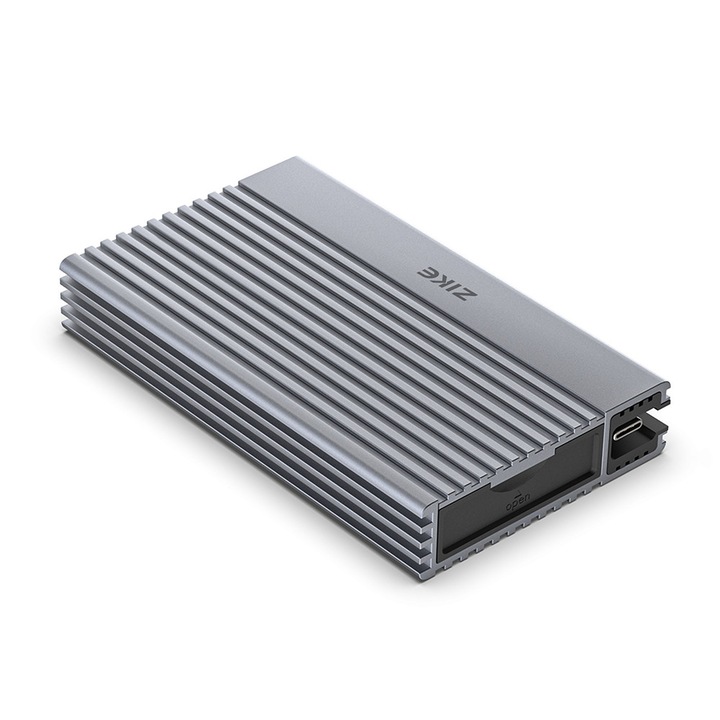 Carcasa SSD ZIKE Z666 USB4 40Gbps, 3811 MB/s citire, 3199 MB/s scriere, aluminiu, compatibilitate extinsă
