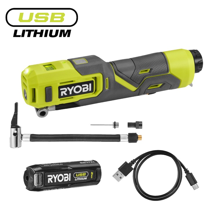 Pompa de umflare USB Lithium 4V (1x 2.0Ah) 5133006140
