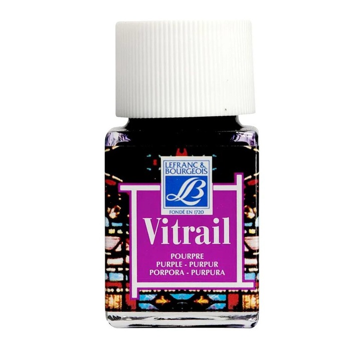Vitrázsfesték 50 ml – Lefranc & Bourgeois, Lila - 350