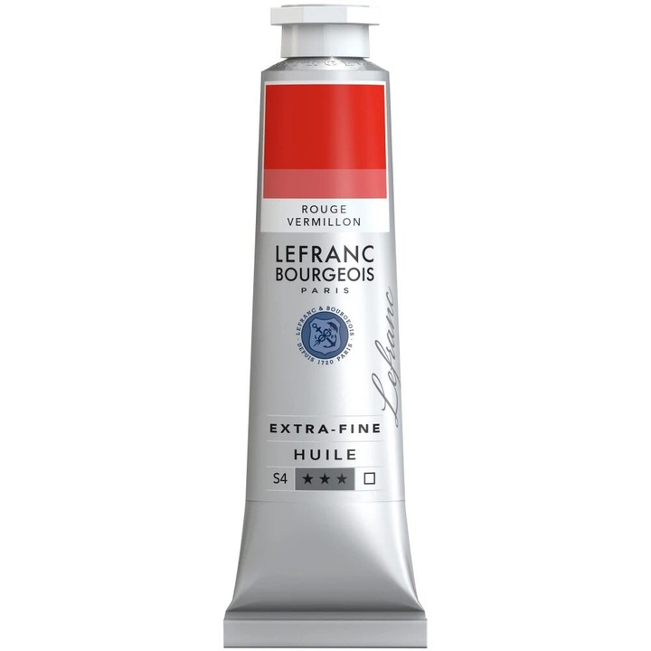 Culoare ulei extra-fine Lefranc - 40 ml, 393 - Vermilion red