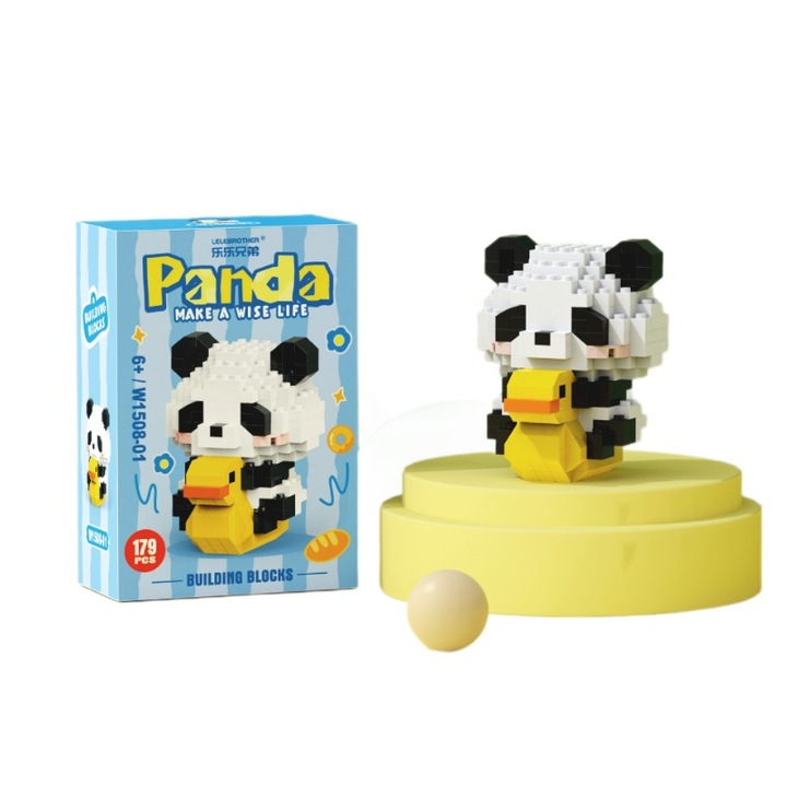 Детски конструктор, Panda, 179 части, комплект