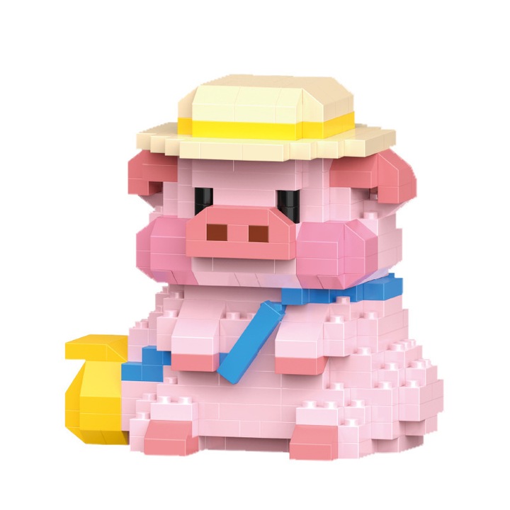 Lego szett, Travel Pig, 330 darab, építőjáték, dobozban