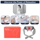 Aparat profesional masaj electric pentru gat si spate, Bedee, Aparat de masaj pentru muschii trapezi, gat si umeri, masaj pentru spate, cu incalzire, cervical, lombar, miscari 3D, relaxare musculara, utilizare acasa, la birou si in masin, Gri