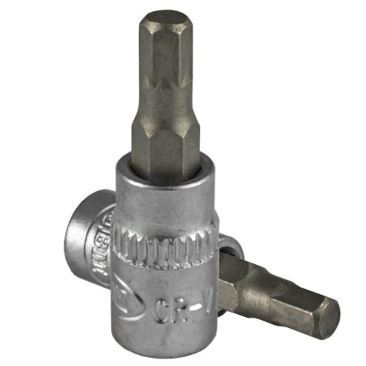 Set de Biți cu Tubulară 14 Imbus Hexagonal 4mm, JBM, Crom Vanadiu