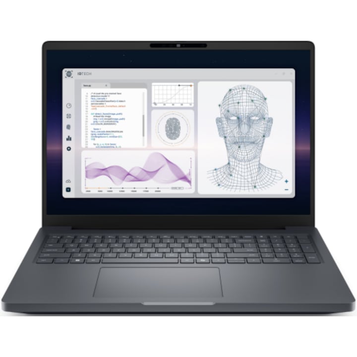 Laptop Dell Pro Max 16 Plus MB16250 Procesor Intel® Core™ Ultra 7 265HX 30M Cache, up to 5.30 GHz 16" WUXGA, 32GB, 1TB SSD, NVIDIA RTX PRO 3000 @12GB, Linux, Gri