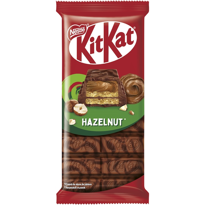 Ciocolata napolitana Kit Kat, crema cu alune, 99 g