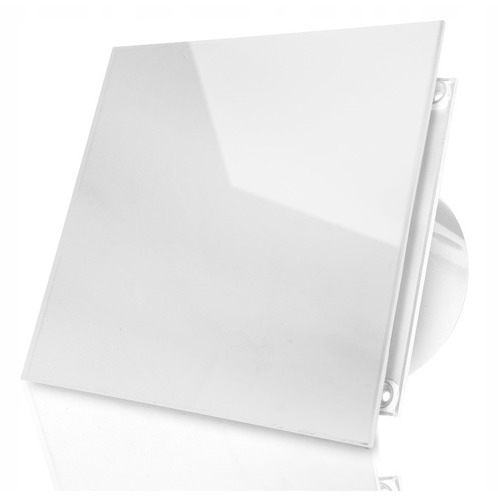 Ventilator De Uz Casnic, Domiciliar, Veroni Glass 100 Wch-P, Debit De Aer: 150 M³/H, Tensiune De Alimentare: 230 V, Putere: 17 W, Grad De Protectie: Ip X4, Alb