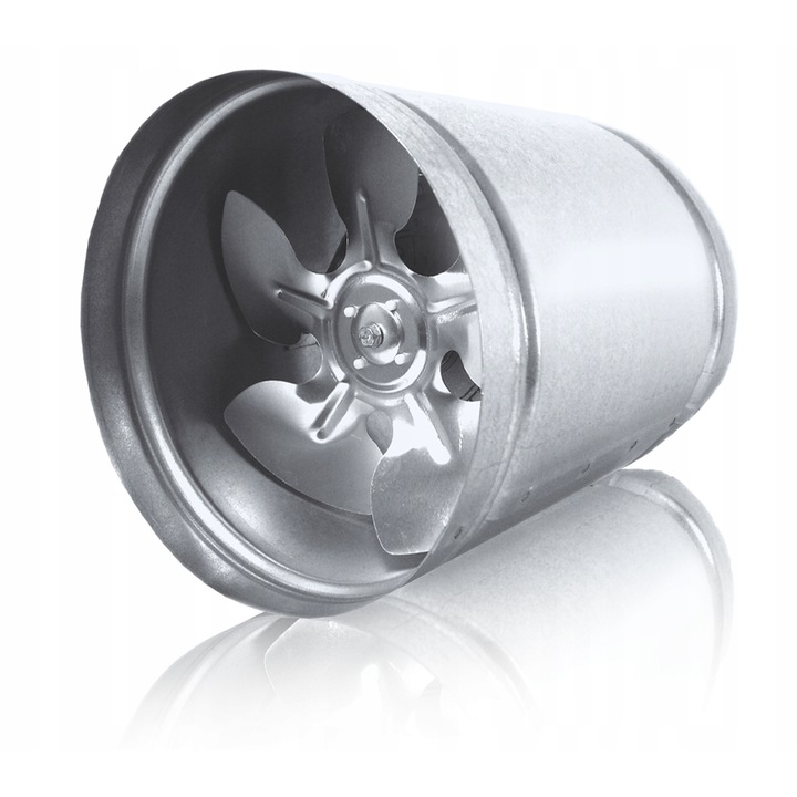 Ventilator Canal, Dospel, Capacitate 270 M³/H, Putere 40 W, Tensiune De Alimentare 230 V, Material Otel Zincat, 150 mm, Metalic