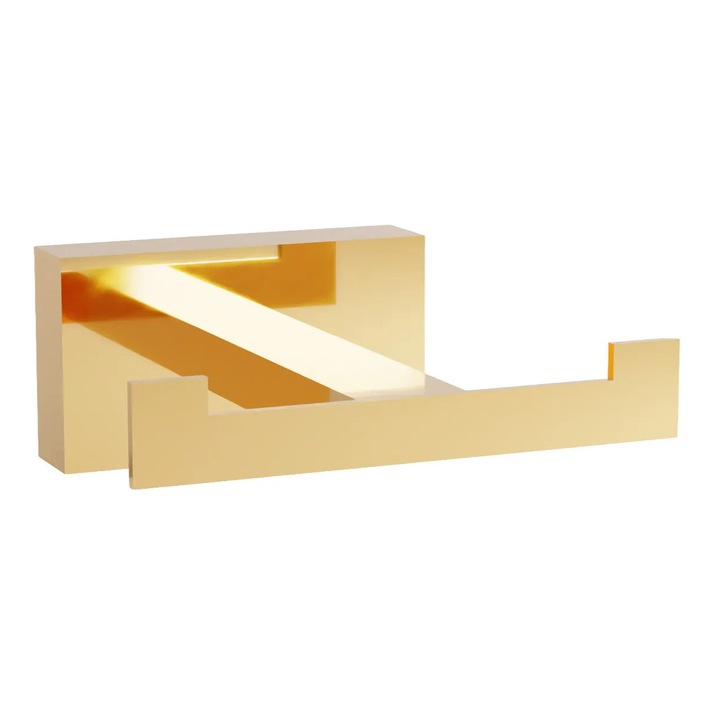 Suport prosoape Rea 205 OSTE, auriu, 8, 5X6, 5X3, 5CM