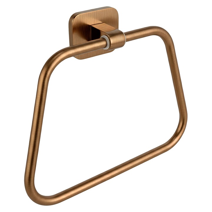 Suport prosoape Rea 5910 NICO, cupru periat, 21, 5X5X17CM