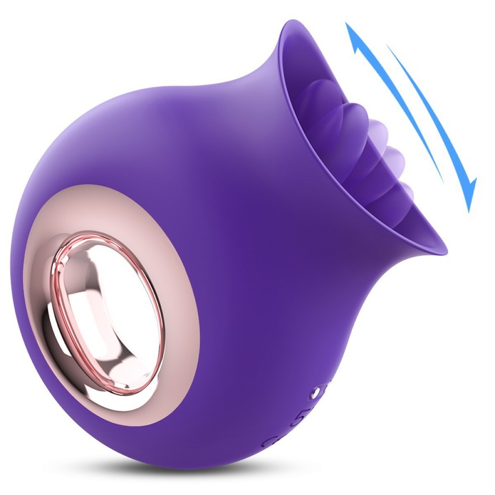 Вибратор, Масажор за клитор, Стил Мелц, Симулатор на език, Вибратор, Стимулатор, Множество настройки на честотата, Изживяване на стимулатор, Виолетов