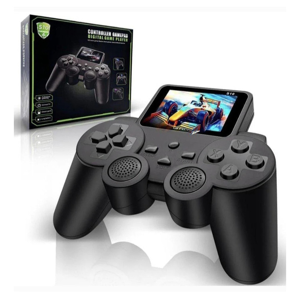 Consola portabila S10 Gamepad cu ecran si jocuri retro, conectare TV, 18x14.5cm