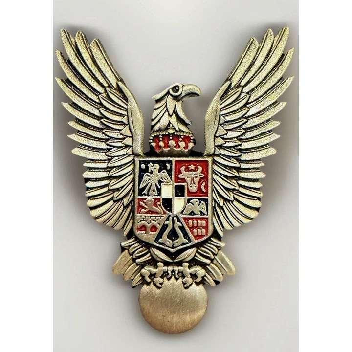 Insigna Pilot Militar – Regatul Romaniei (interbelic – WWII), metal 3D, reproducere