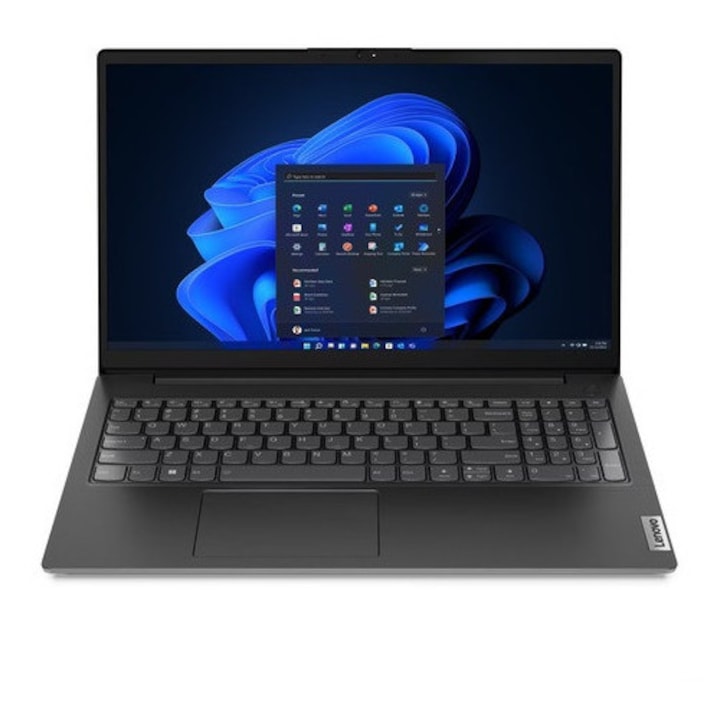 Laptop Lenovo V15 G4, 15.6'', 16GB RAM, 512GB SSD, grafica AMD Radeon, negru