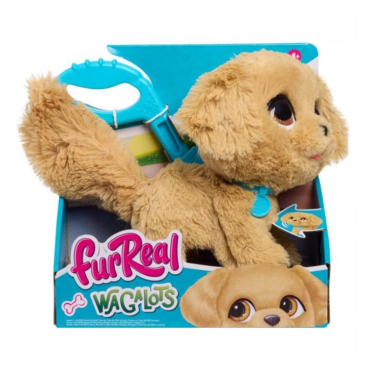 Interaktív Plüss Kutya, Hasbro, 20 cm, Bézs