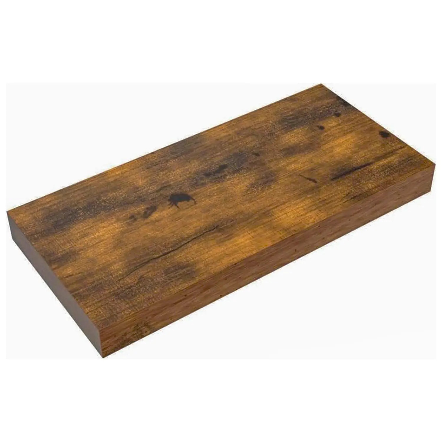 Set 3 Rafturi Suspendate Elindor, MDF Rustic Maro, 40x15x3cm, pentru ...
