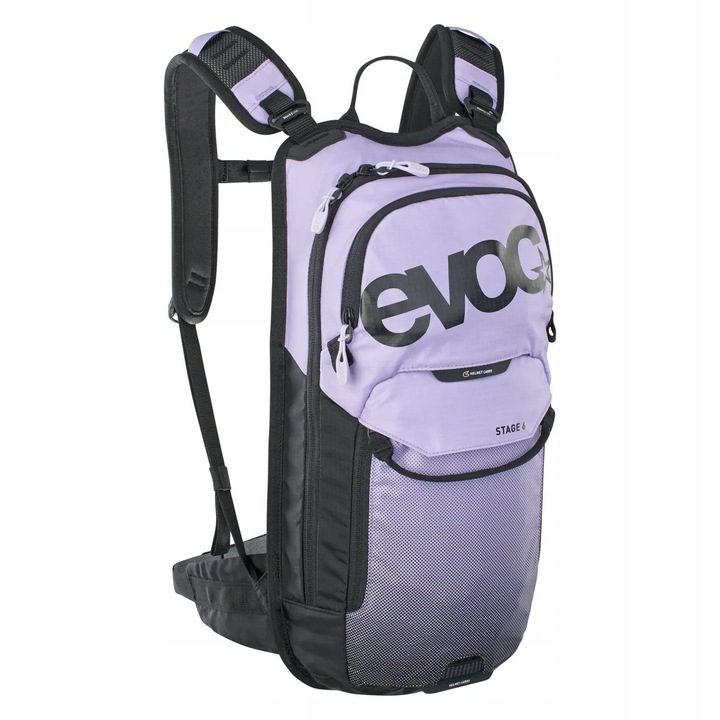 Rucsac Evoc Stage 6L cu rezervor 2L, suport casca, violet, 6l