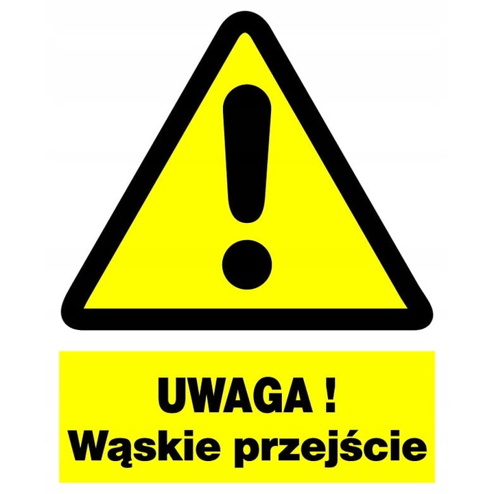 Tablica de avertizare BHP, 22,5x27,5cm, PVC alb, grafica serigrafiata, set de 2 bucati