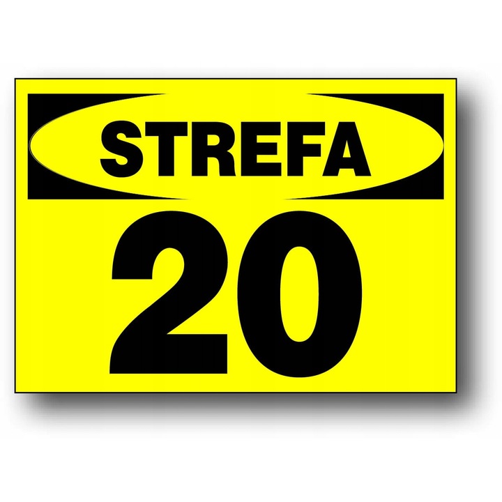 Tabla de avertizare 20 zona de pericol exploziv, LIBRES, 25x35cm, PVC galben