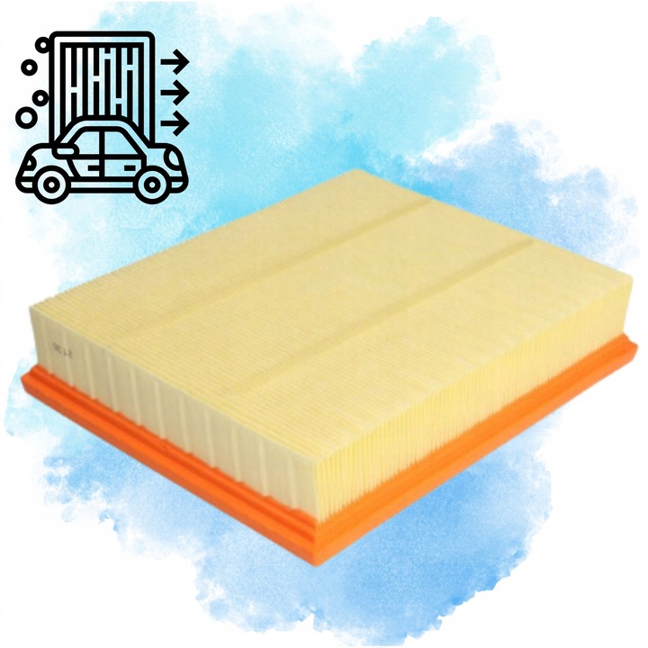 Въздушен филтър NewParts Filters, за Ford Mondeo V/S-Max/Edge, 245x199x49mm