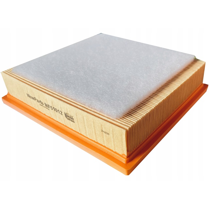 NewParts Filters légszűrő, 285x233x74mm, kompatibilis Audi/Seat/Skoda